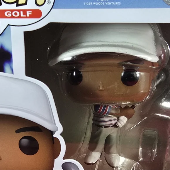 Funko Pop! Tiger Woods Funko # 06 (Nib) With Pop Protector - Picture 3 of 7